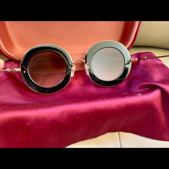 x sold xGucci round L'Aveugle Par Amour sunglasses - Picture 4 of 8